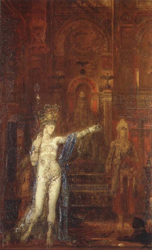 Gustave Moreau Salome dancing France oil painting art
